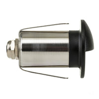 Thumbnail for 12v DC Mini Ollo 1w LED Mini Recessed Step Light with Eyelid Black in 5500K