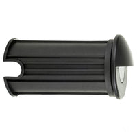 Thumbnail for 12v DC Mini Ollo 1w LED Mini Recessed Step Light with Eyelid Black in 5500K