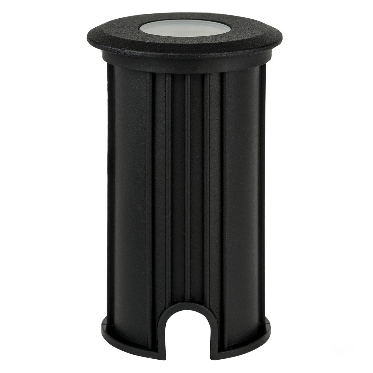 12v DC Mini Ollo 1w LED Mini Recessed Step or In-ground Light Black in 5500K