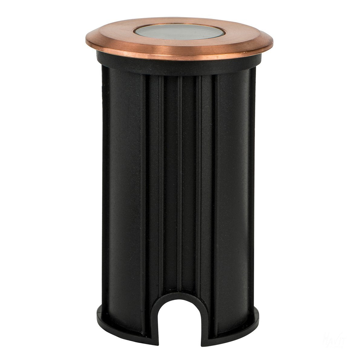 12v DC Mini Ollo 1w LED Mini Recessed Step or In-ground Light Copper in 5500K