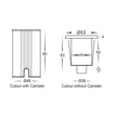 HV2892T-CP-12V - Mini Ollo Mini Recessed In-ground/step Light Copper Face