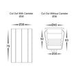HV2893T-SS316-12V -  Dek 316 Stainless Steel LED Deck or Inground Light