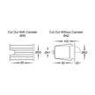 HV2899NW-SS316 -  Lokk 316 Stainless Steel LED Wall Light with Eyelid
