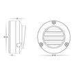 HV2905T-12V - Pinta 316 Stainless Steel Louvered Step Lights
