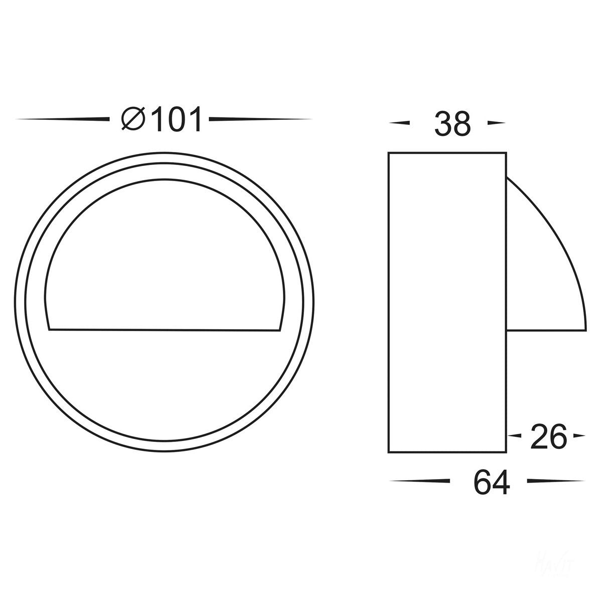 HV2909C - Dimensions