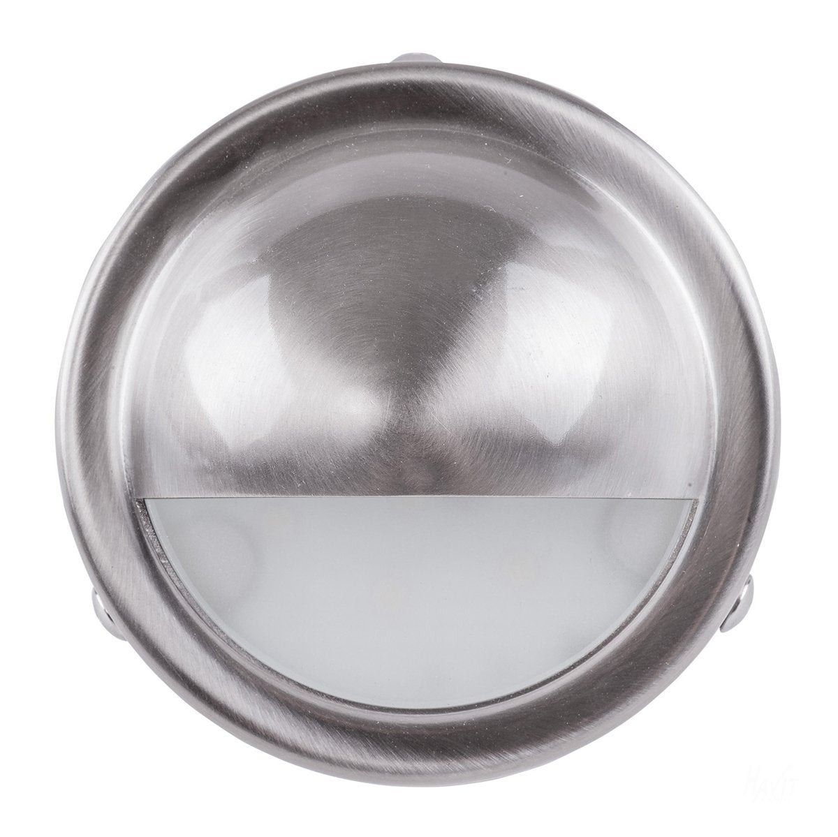 12v DC Pinta 2.3w LED Surface Mounted Step Light with Large Eyelid 316 Stainless Steel in 5500K - HV2909C