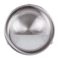 Thumbnail for 12v DC Pinta 2.3w LED Surface Mounted Step Light with Large Eyelid 316 Stainless Steel in 5500K - HV2909C