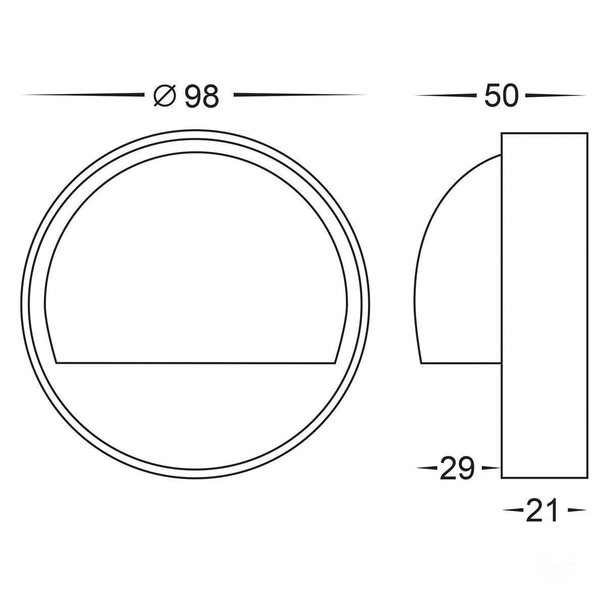HV2922 - Dimensions