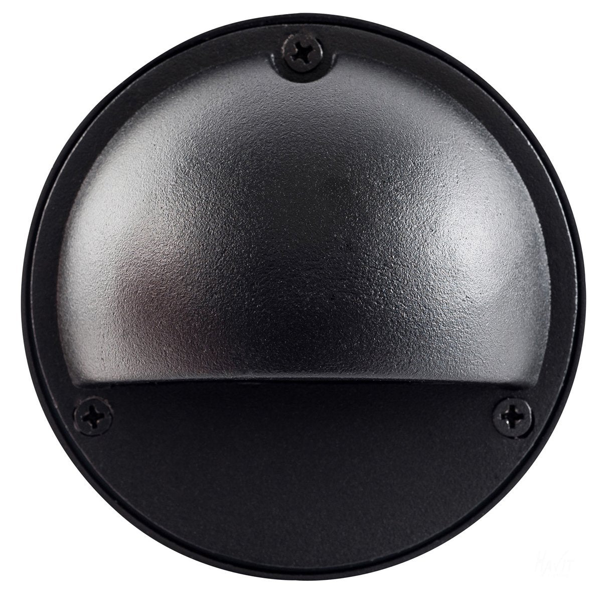 12v Pinta Surface Mounted Black Step Light with Eyelid - HV2922