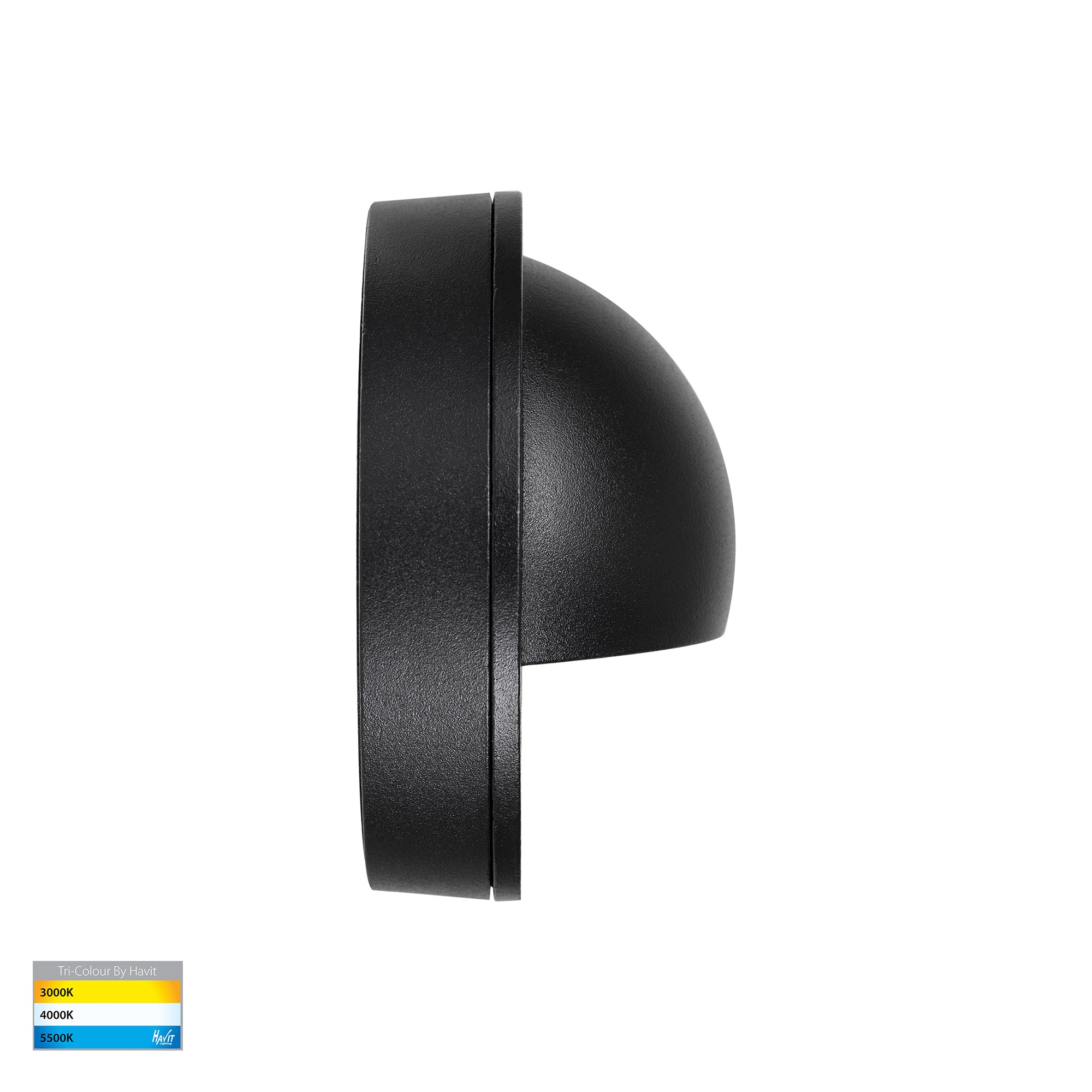 HV2921-HV2924 - Pinta Black Step Lights with Eyelid