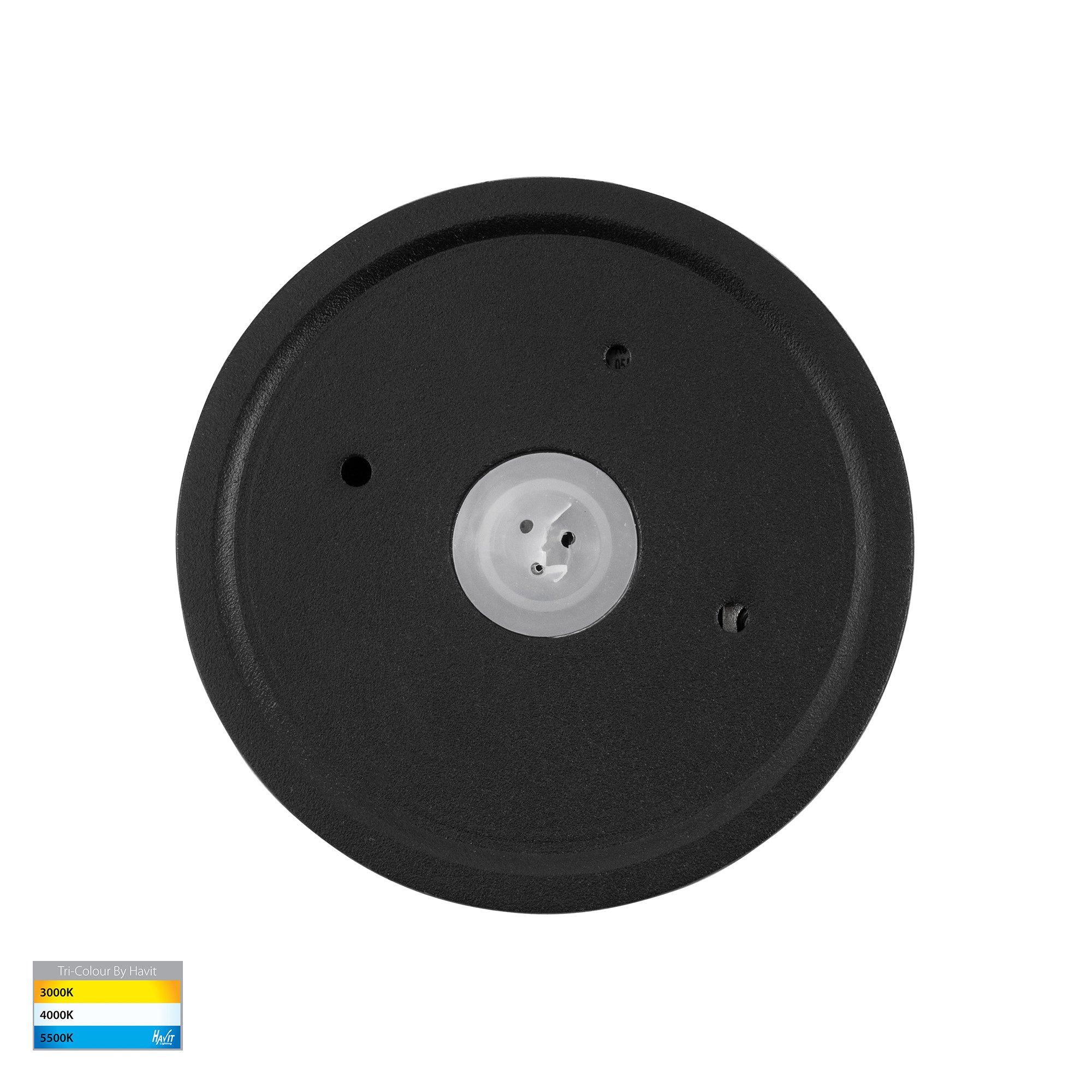 HV2928T-BLK-12V | HV2928T-BLK-240V - Veko Black Step Lights with Eyelid