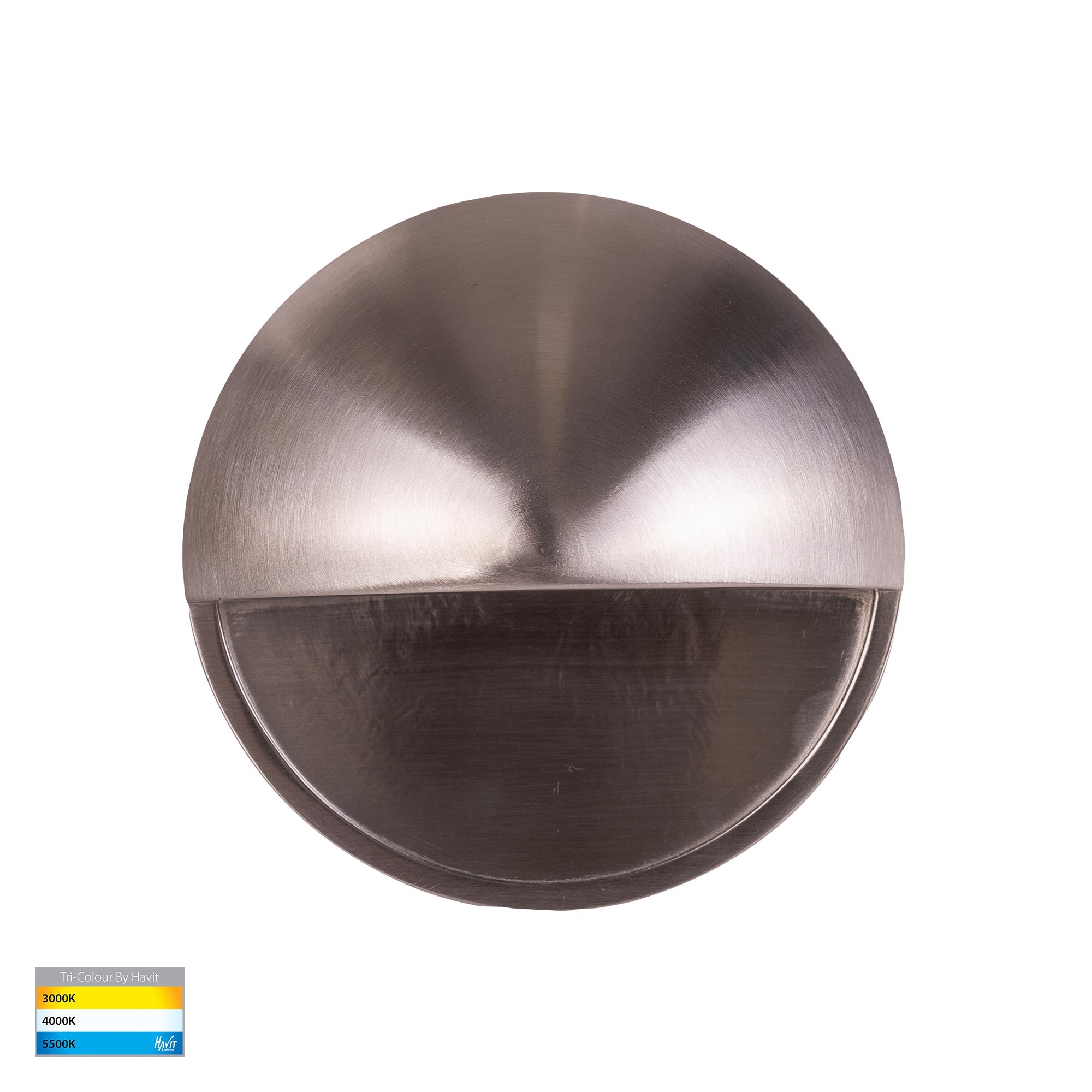 HV2928T-SS316-12V | HV2928T-SS316-240V - Veko 316 Stainless Steel Step Lights with Eyelid