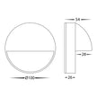 HV2928T-BR-12V | HV2928T-BR-240V - Veko Solid Brass Step Lights with Eyelid