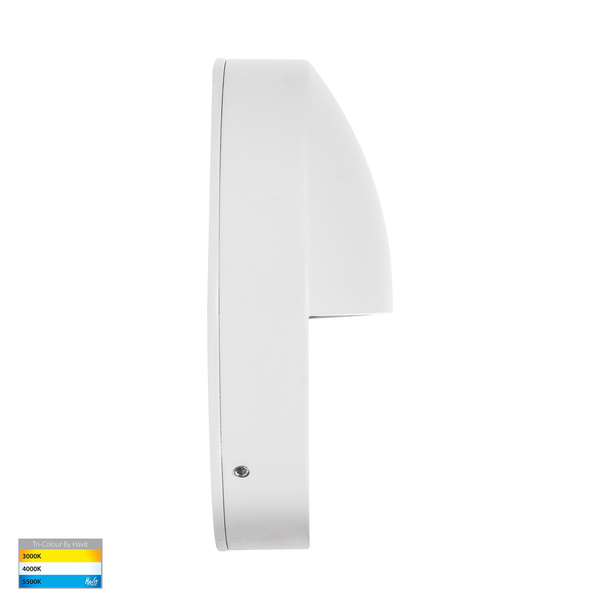 HV2929T-WHT-12V | HV2929T-WHT-240V - Veko White Step Lights with Eyelid