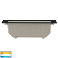 Thumbnail for Bata Recessed DC 12v 10w LED Tri-Colour Brick Light with Plain Black Face