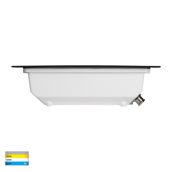 HV3004T-BLK - Bata Black LED Brick Light with Grill