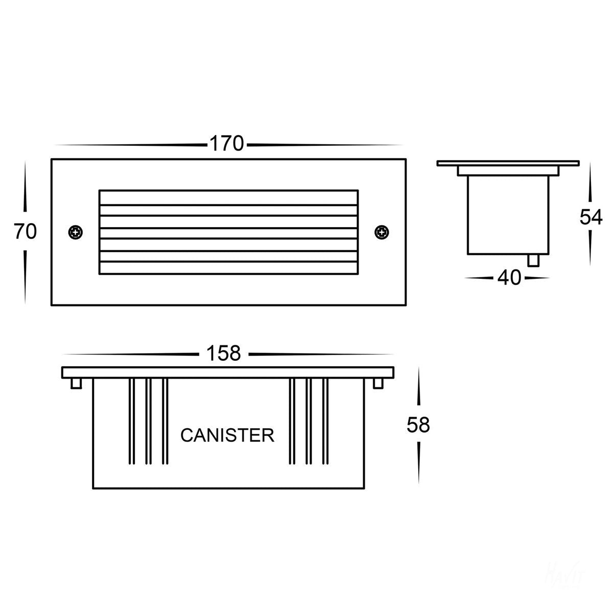 HV3006 Dimensions