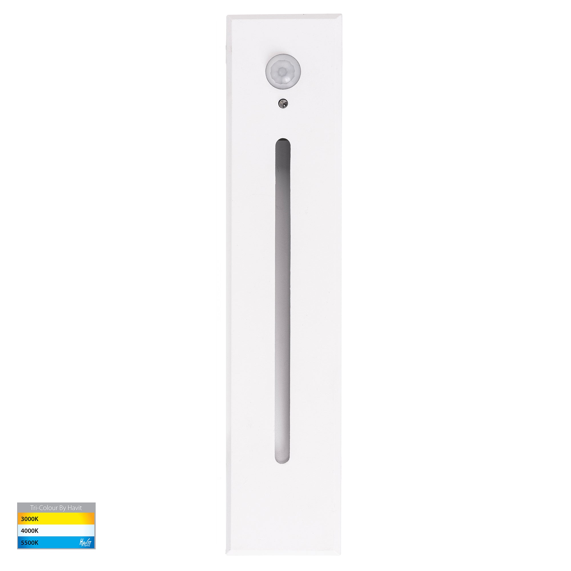 HV3106T-WHT-240V-PIR - Paso White Recessed LED Step Light with Sensor