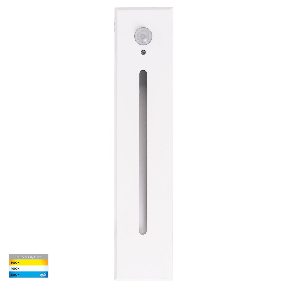 HV3106T-WHT-240V-PIR - Paso White Recessed LED Step Light with Sensor