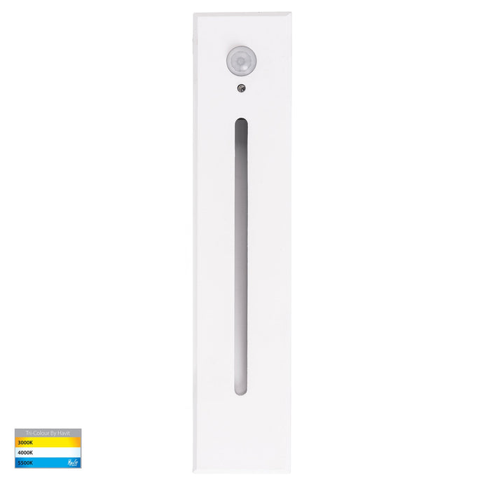HV3106T-WHT-240V-PIR - Paso White Recessed LED Step Light with Sensor
