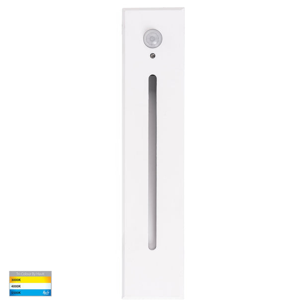 HV3106T-WHT-240V-PIR - Paso White Recessed LED Step Light with Sensor
