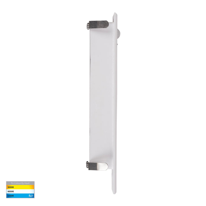 HV3106T-WHT-240V-PIR - Paso White Recessed LED Step Light with Sensor