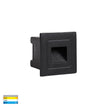 HV3111T-BLK-12V - Trin Black Small Square Recessed LED Step Light
