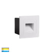 HV3111T-WHT-12V - Trin White Small Square Recessed LED Step Light