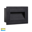 HV3113T-BLK-240V | HV3113T-BLK-12V - Trin Black Rectangular Recessed LED Step Light