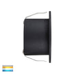 HV3206T-BLK-12V - Mini Reces Black Round TRI Colour Recessed LED Step Light