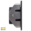 HV3215T-BLK-12V - Reces Black Square TRI Colour Recessed LED Step Light