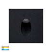 HV3216T-BLK-12V - Mini Reces Black Square TRI Colour Recessed LED Step Light