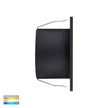 HV3216T-BLK-12V - Mini Reces Black Square TRI Colour Recessed LED Step Light