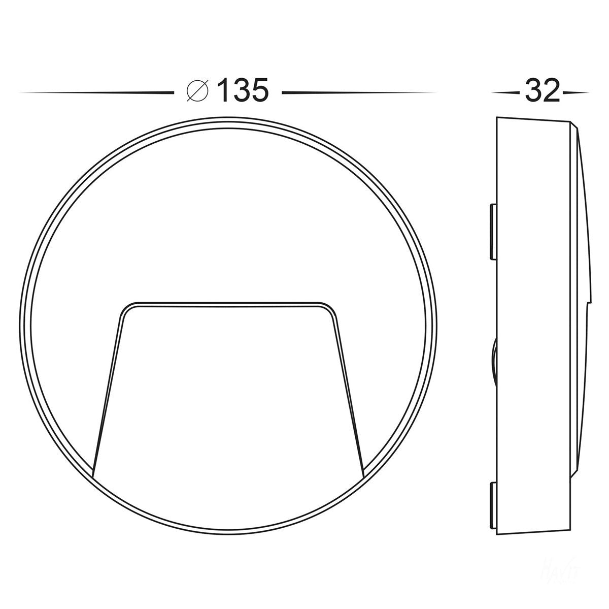 HV3221 Dimensions