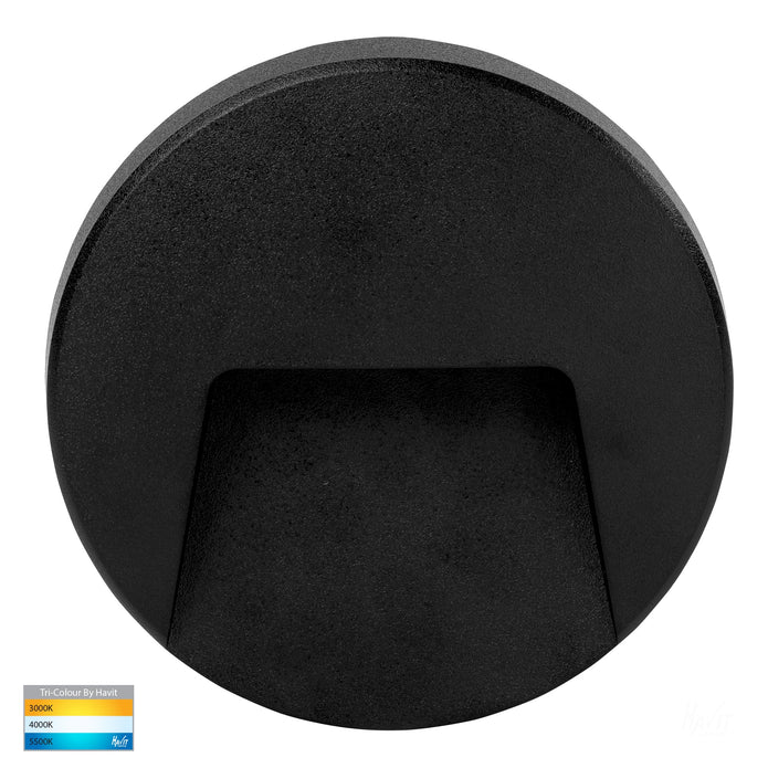 HV3221T-BLK - Seefore Polycarbonate Black LED Step Light