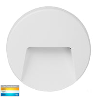 Thumbnail for Seefore 12V DC 3W LED Tri-Colour Round Step Light in Matt White