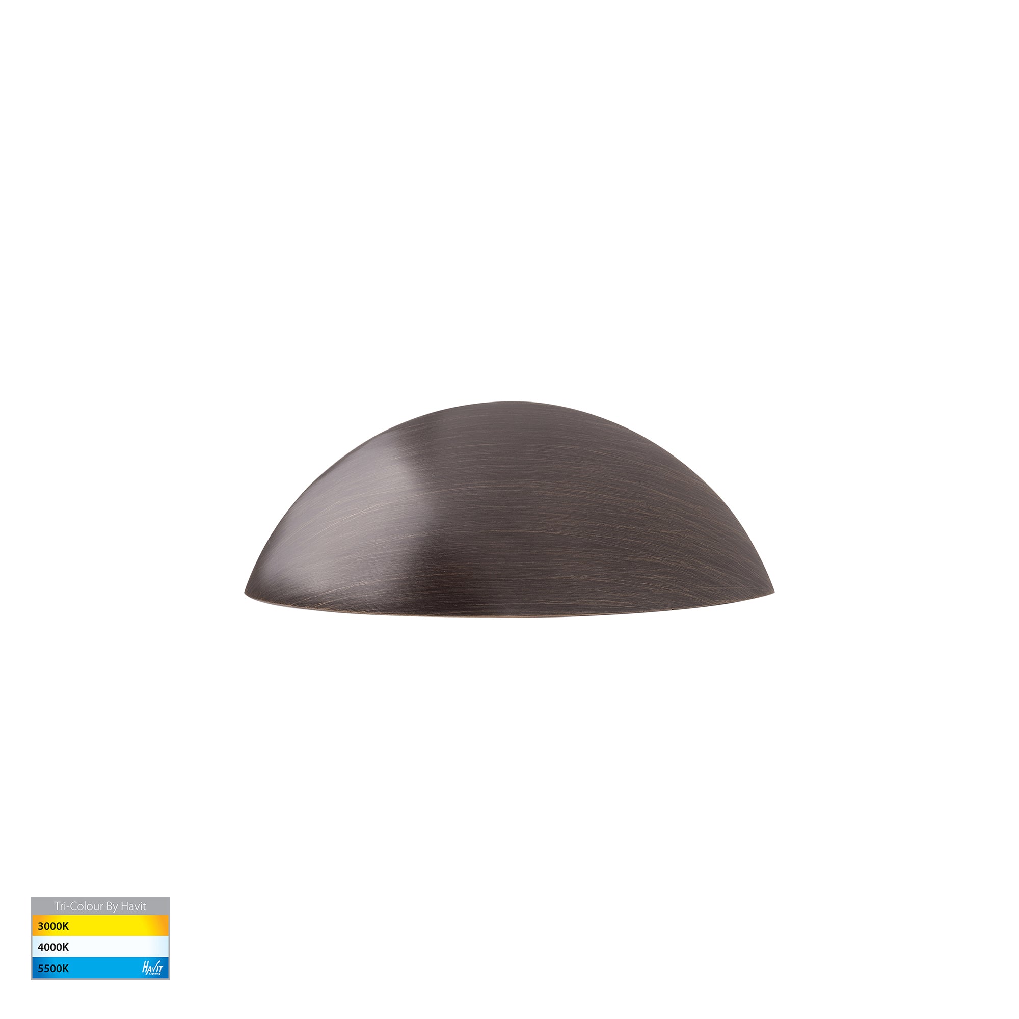 HV3251T-AB-12V - Curva Antique Brass LED Step Light
