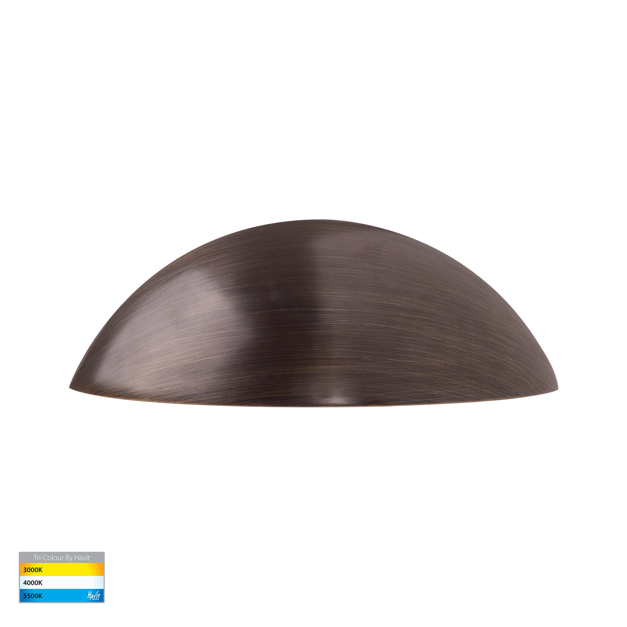 HV3253T-AB-12V - Curva Antique Brass LED Step Light