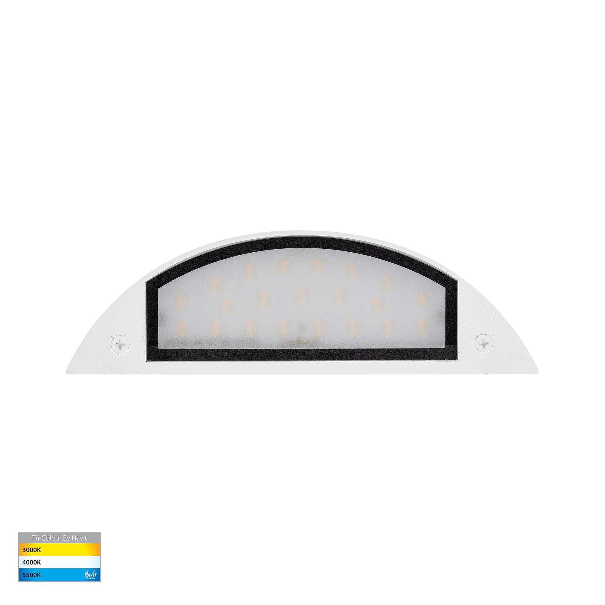 HV3253T-WHT-12V - Curva White LED Step Light