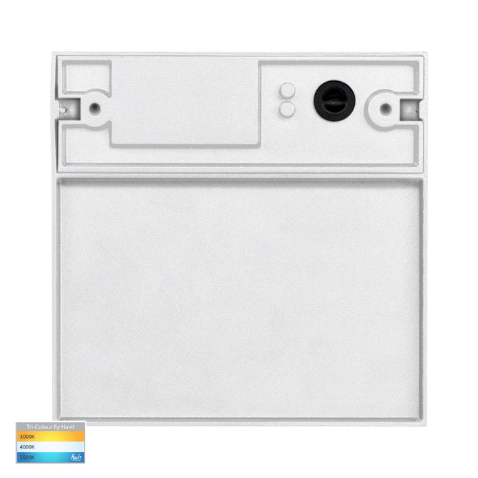 HV3269T-WHT-12V-SQ - Fino White Square LED Outdoor Step Light