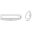 HV3272T-SLV-12V - Taso 10w Silver TRI Colour LED Step Light