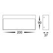 HV3275T-WHT - Virsma White Rectangle LED Step lights