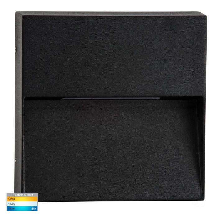 HV3276T-BLK - Virsma Black Square LED Step lights