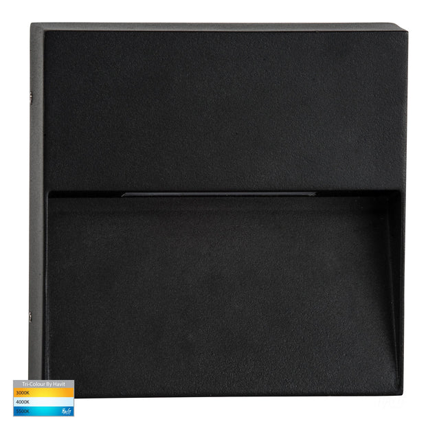 HV3276T-BLK - Virsma Black Square LED Step lights