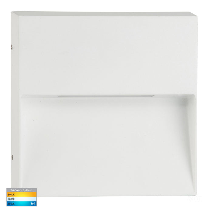 HV3276T-WHT - Virsma White Square LED Step lights
