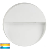 Thumbnail for Virsma 12V DC 6W LED Tri-Colour Round Step Light in White