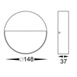 HV3277T-WHT - Virsma White Round LED Step lights