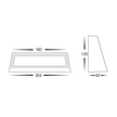 HV3278T-WHT - Shim White LED Step Lights