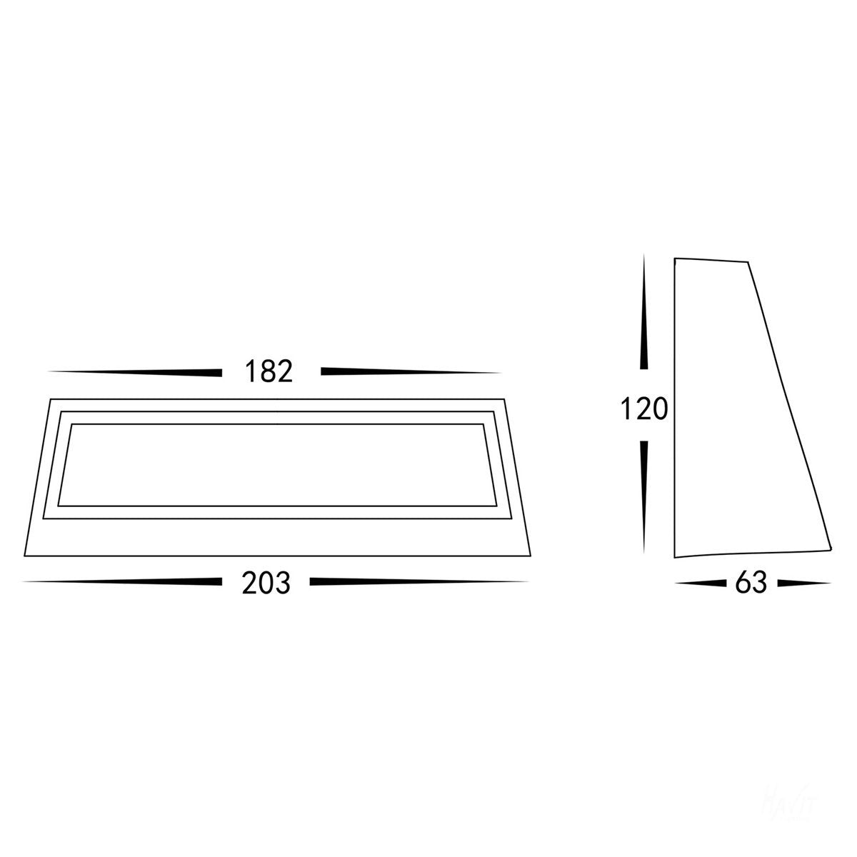 HV3278T Dimensions