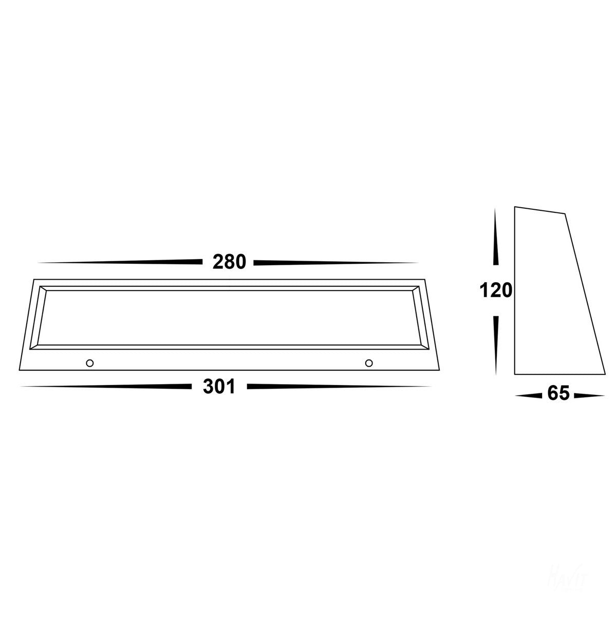 HV3279T Dimensions